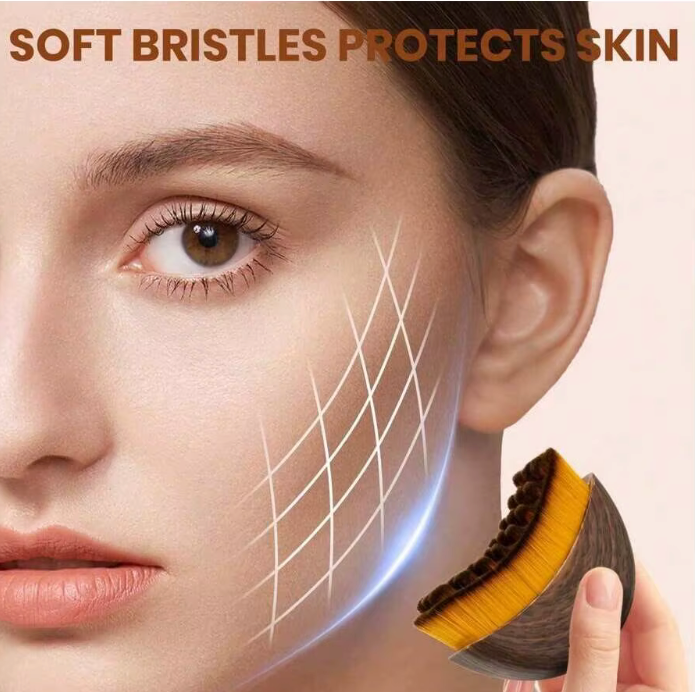 Lymfatisk kontur ansiktsborste