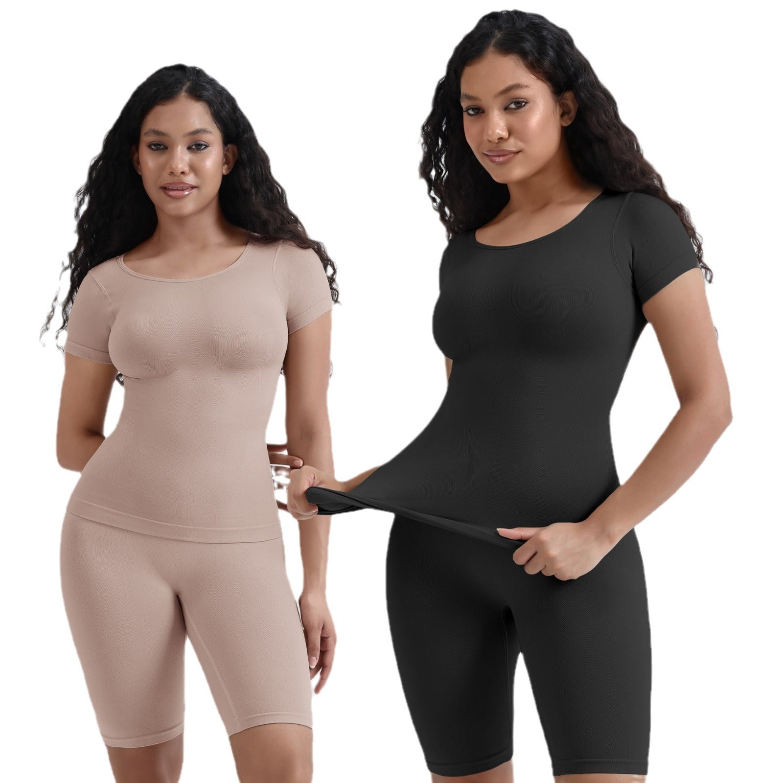 MARéLIA Short Sleeve Shapewear Set