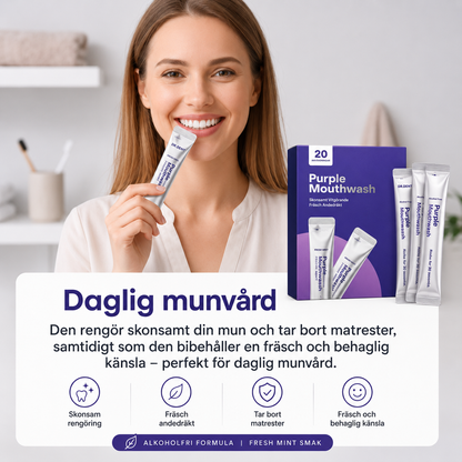 🦷✨ Dr. Tänder™ – Lila Munvård för Ett Fräschare & Ljusare Leende ✨💜