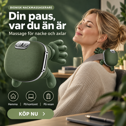 🌿AWSM NackRelax™ – 4D Nackmassagerare för Nacke & Axlar💆‍♀️
