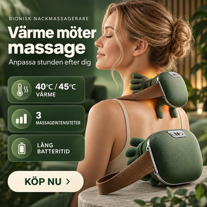 🌿AWSM NackRelax™ – 4D Nackmassagerare för Nacke & Axlar💆‍♀️