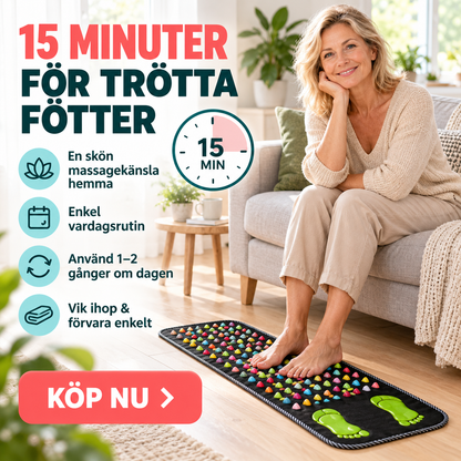 ReflexWalk™ – Akupressurmatta för trötta och ömma fötter