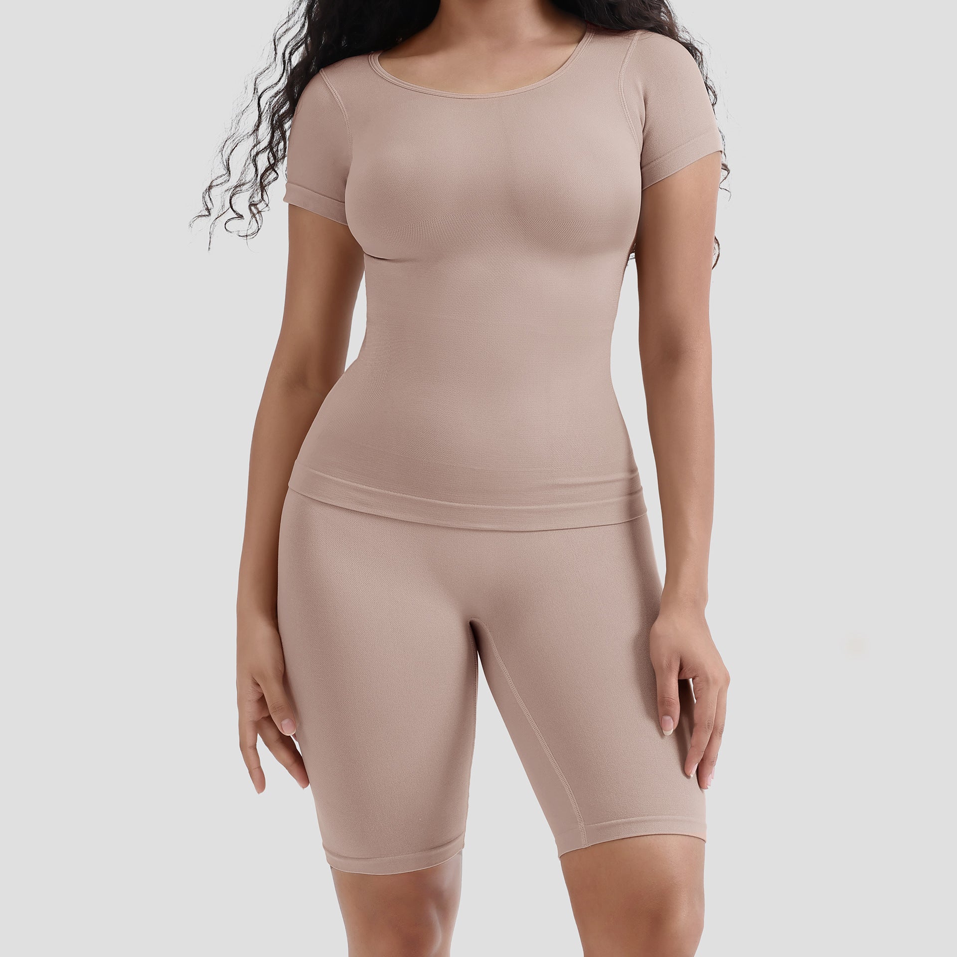 MARéLIA Short Sleeve Shapewear Set