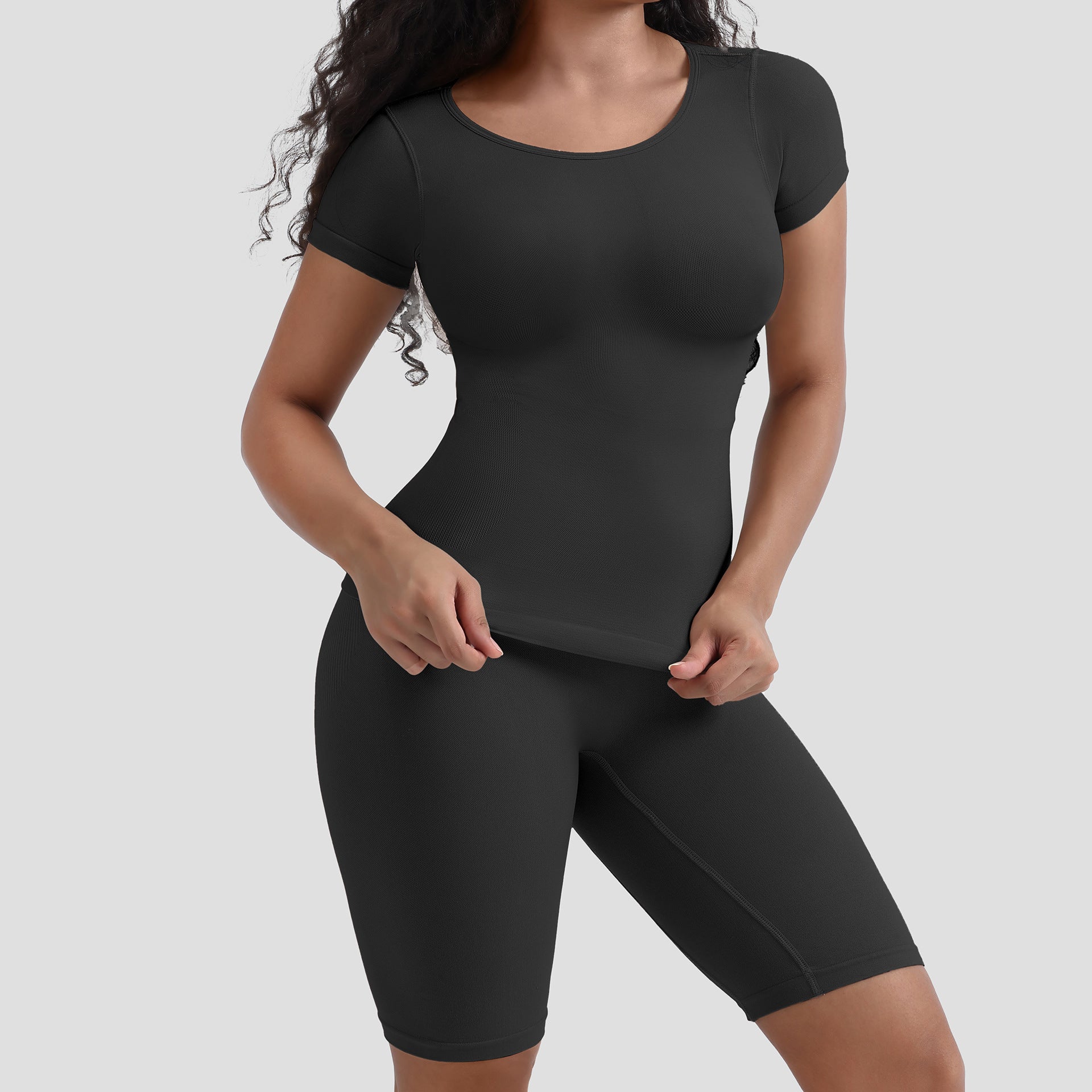 MARéLIA Short Sleeve Shapewear Set
