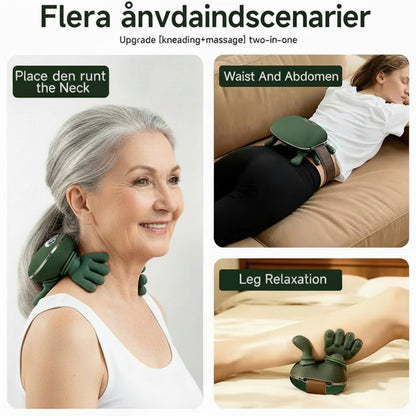 🌿 Bionisk Nackmassagerare || 4D Knådning – Släpp Spänningar Direkt 💆‍♂️ 💆‍♀️