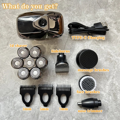 🔥🪒 HeadShaver Pro™ – Slätrakat Huvud på Minuter, Utan Krångel 🔥🪒