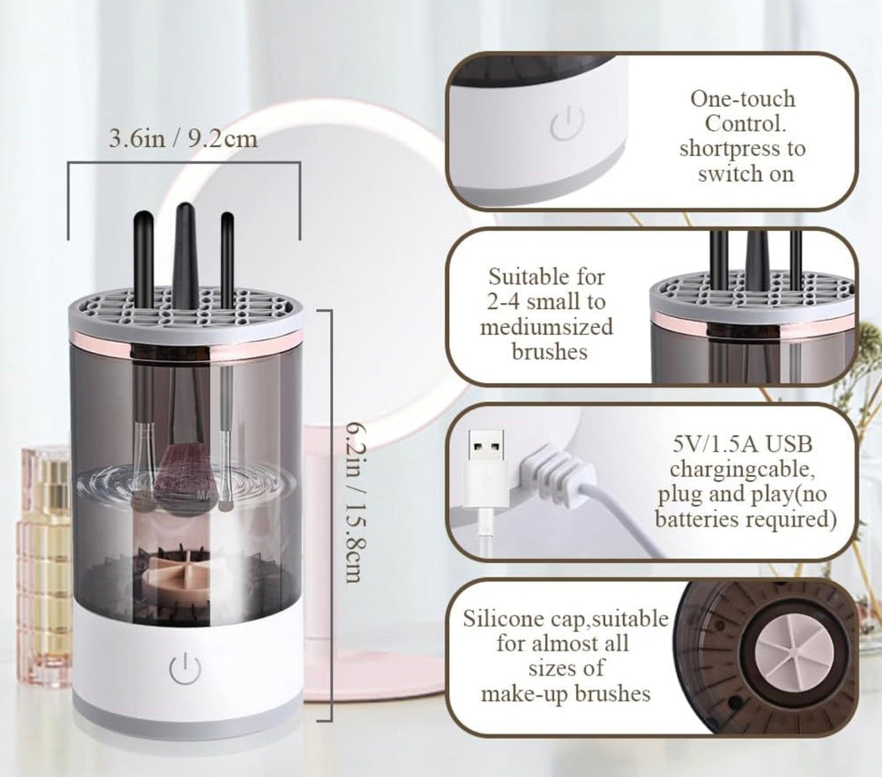 CurveMuse™  Smart Makeup Cleaner