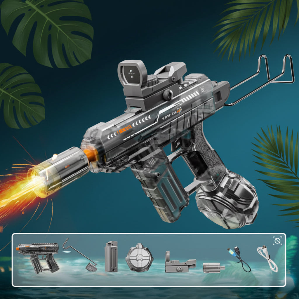 🔥💧⚡ Kraftfull Elektrisk Vattenpistol ||  Nästa Nivå Av Lek 🔥💧⚡