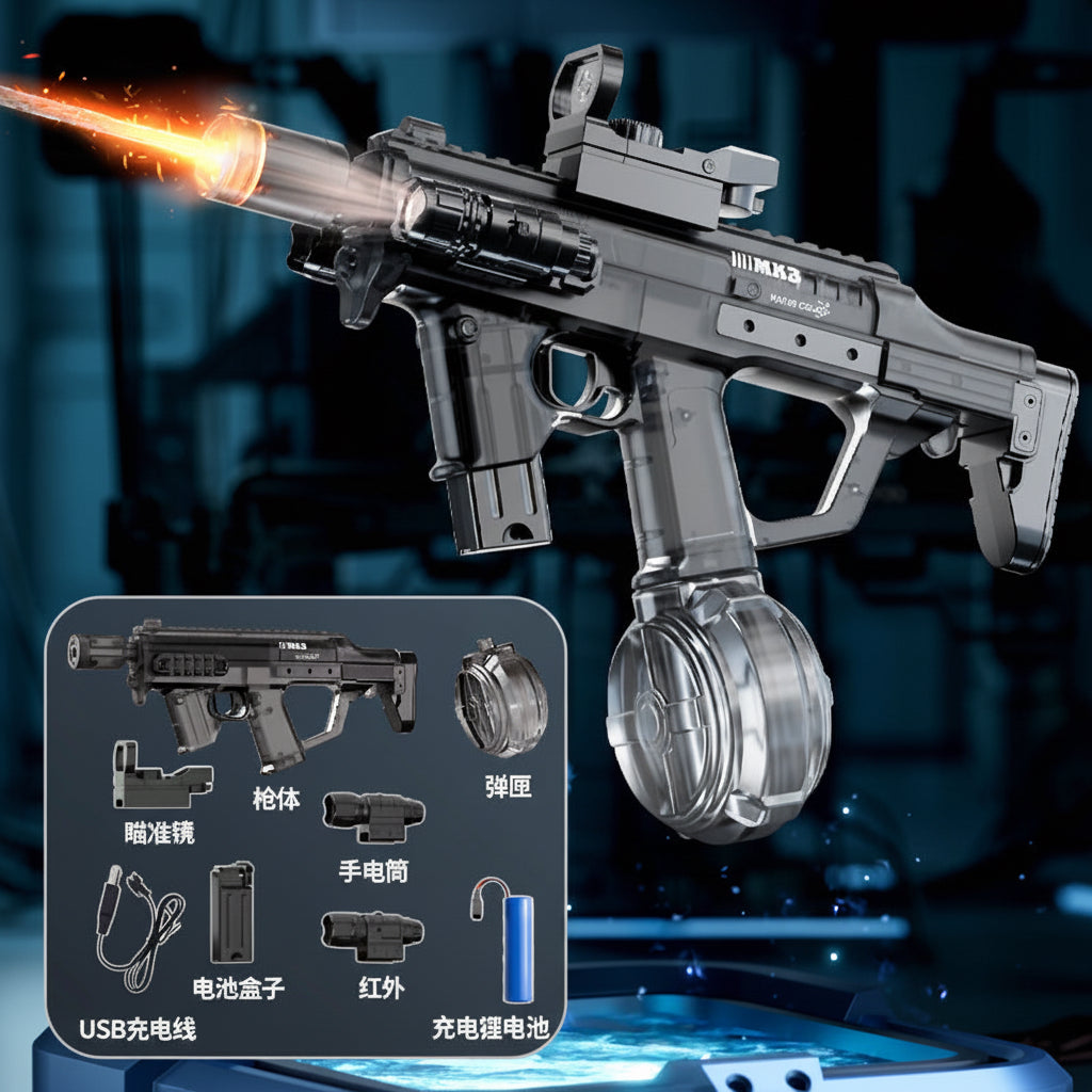 🔥💧⚡ Kraftfull Elektrisk Vattenpistol ||  Nästa Nivå Av Lek 🔥💧⚡