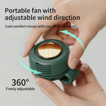 🌬️💧 Portabel Mini Fläkt – Svalka Direkt, Perfekt för Sommaren 🌞