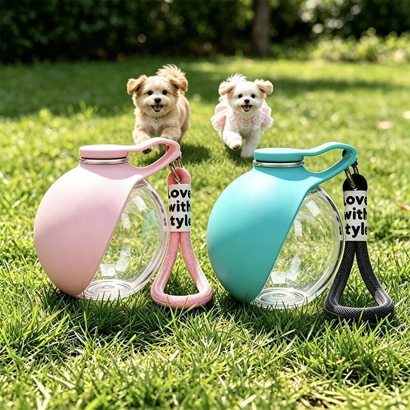 🐶💧 Portabel Hundvattenflaska – Läckagesäker & Perfekt för Promenader 🐾🚶‍♂️