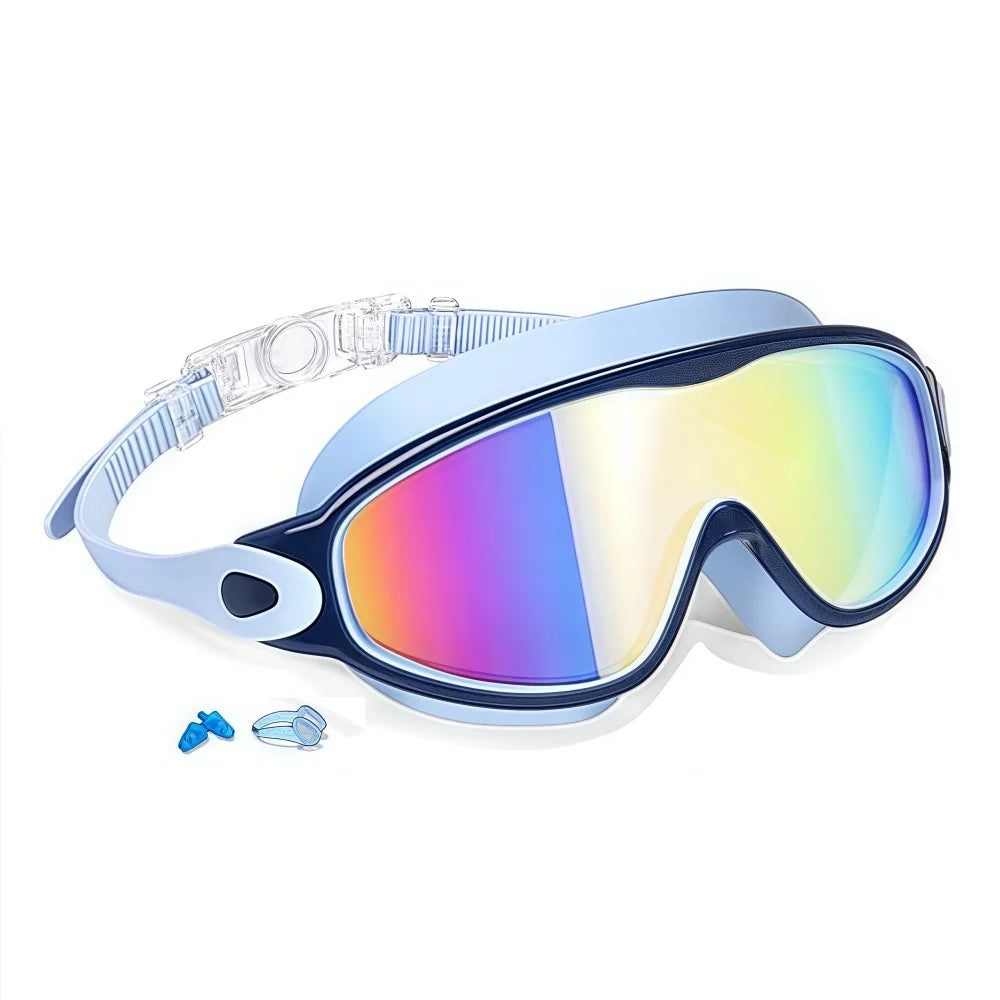 🐠🏊‍♂️ AWSM Kristallklara panorama glasögon för unga simmare 🐠🏊‍♂️