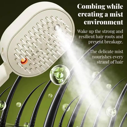 💆‍♀️✨ AeroMist™ Smart Hårbottenborste 🌸💎✨ 🌸 Återfukta, massera och vårda din hårbotten på några minuter.