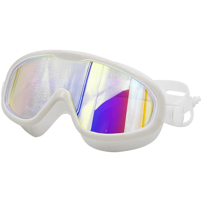🏊 Professionella Anti-Fog Simglasögon – Vattentäta med UV-skydd och mjuk silikon för dam & herr 😎