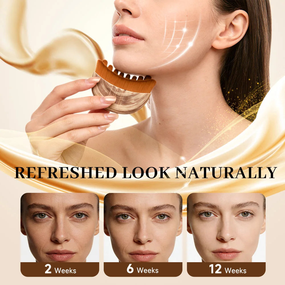 Lymfatisk kontur ansiktsborste