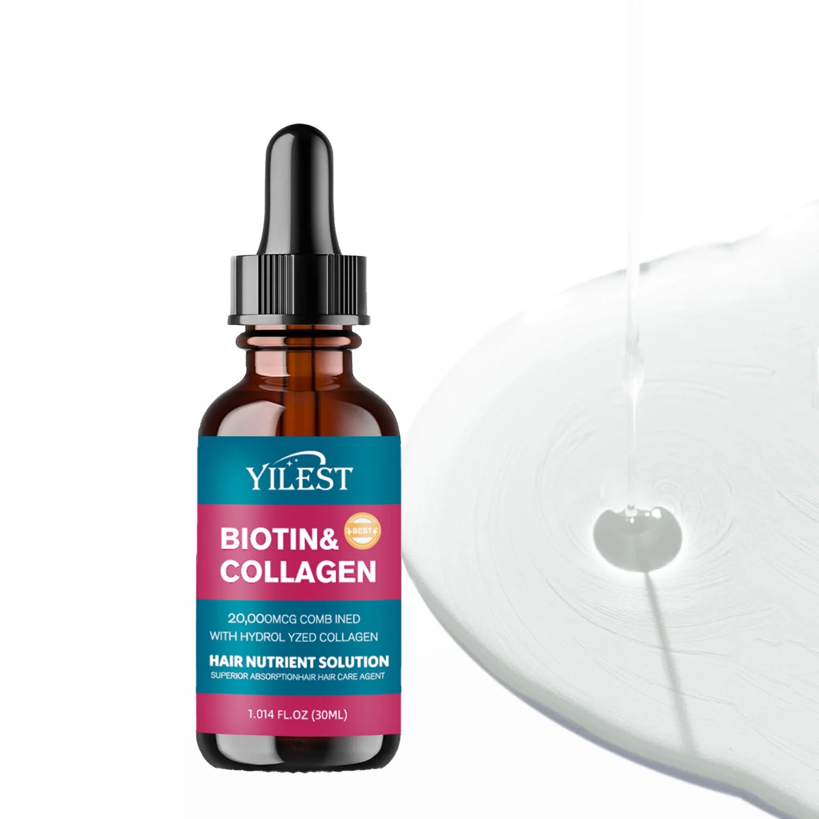 Återuppbyggande Kollagen Serum för Håret