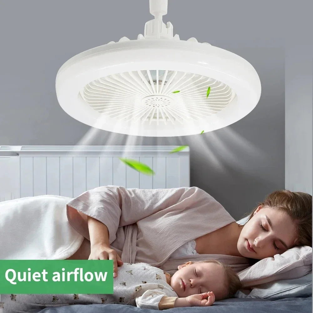 🏡❄️ Håll Hemmet Svalt & Ljust – 2-i-1 Takfläkt med LED & Fjärrkontroll ⚡🏠