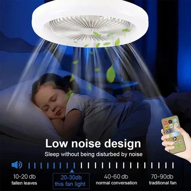 🏡❄️ Håll Hemmet Svalt & Ljust – 2-i-1 Takfläkt med LED & Fjärrkontroll ⚡🏠