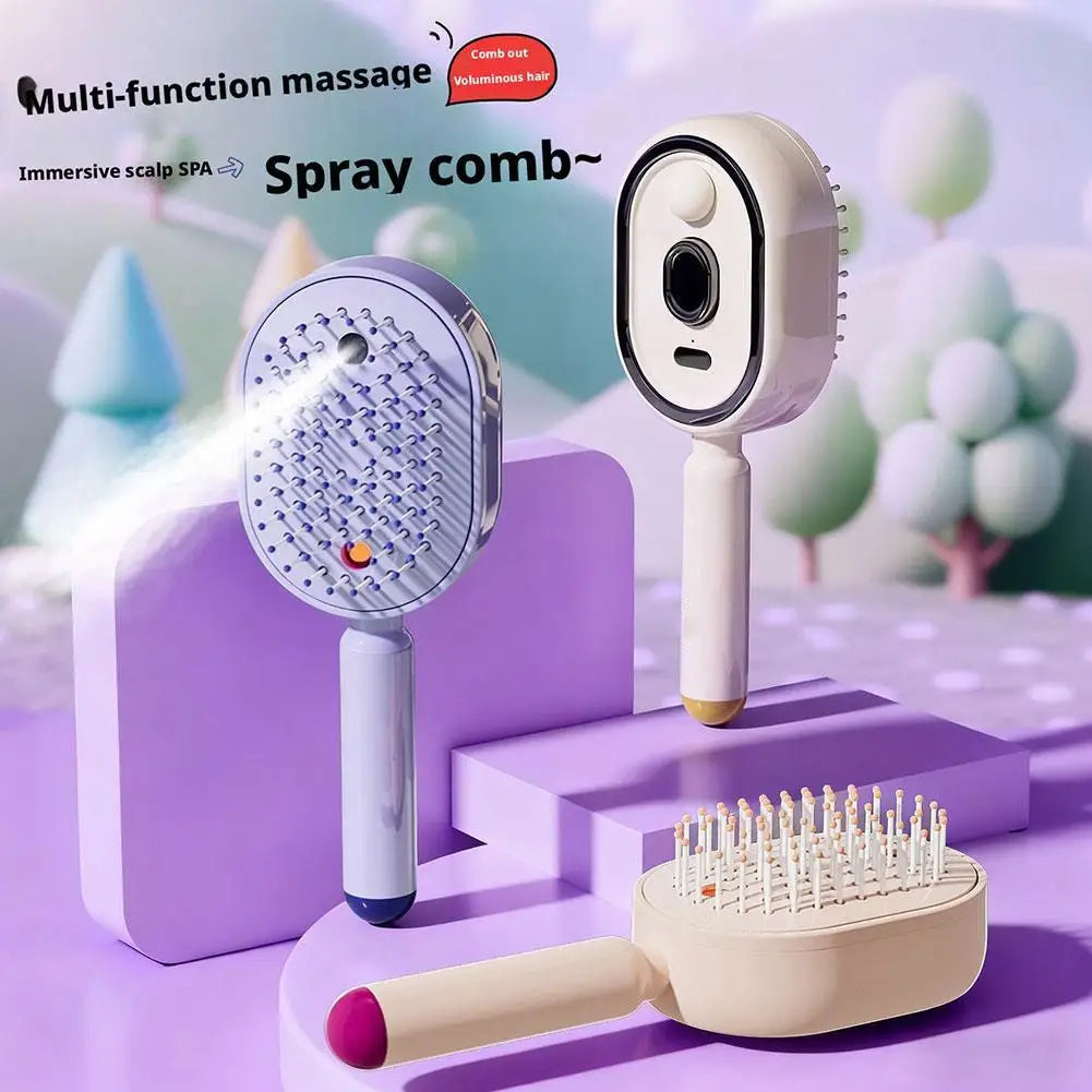 💆‍♀️✨ AeroMist™ Smart Hårbottenborste 🌸💎✨ 🌸 Återfukta, massera och vårda din hårbotten på några minuter.