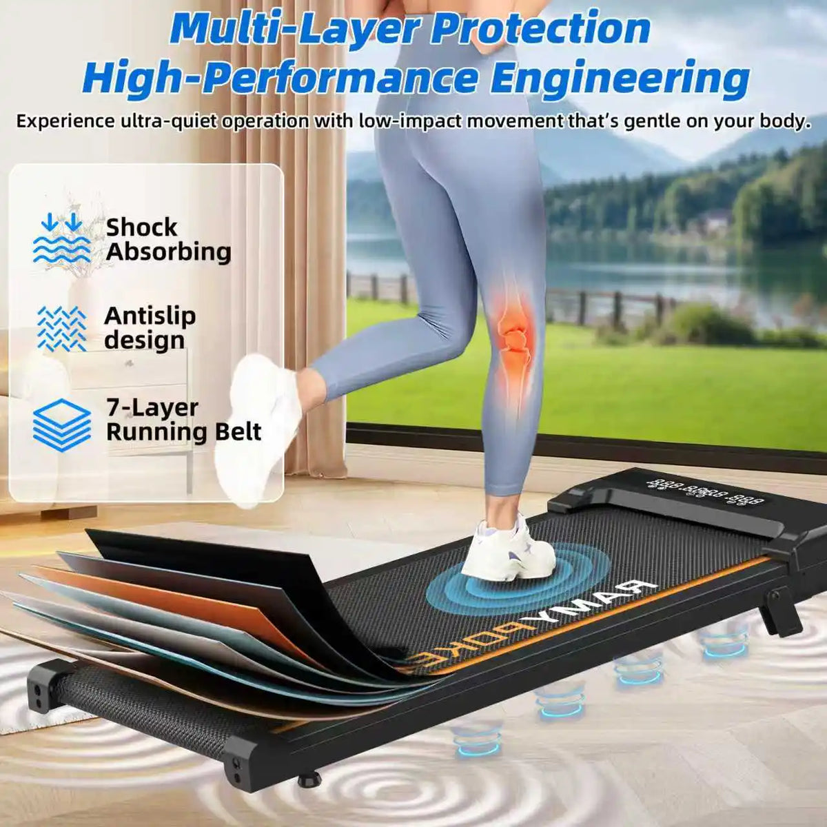 💻 🏠 WalkingPad Pro™- Jobbar Du Hemifrån? Förvandla Stillasittande Tid Till Rörelse ❤️🏃