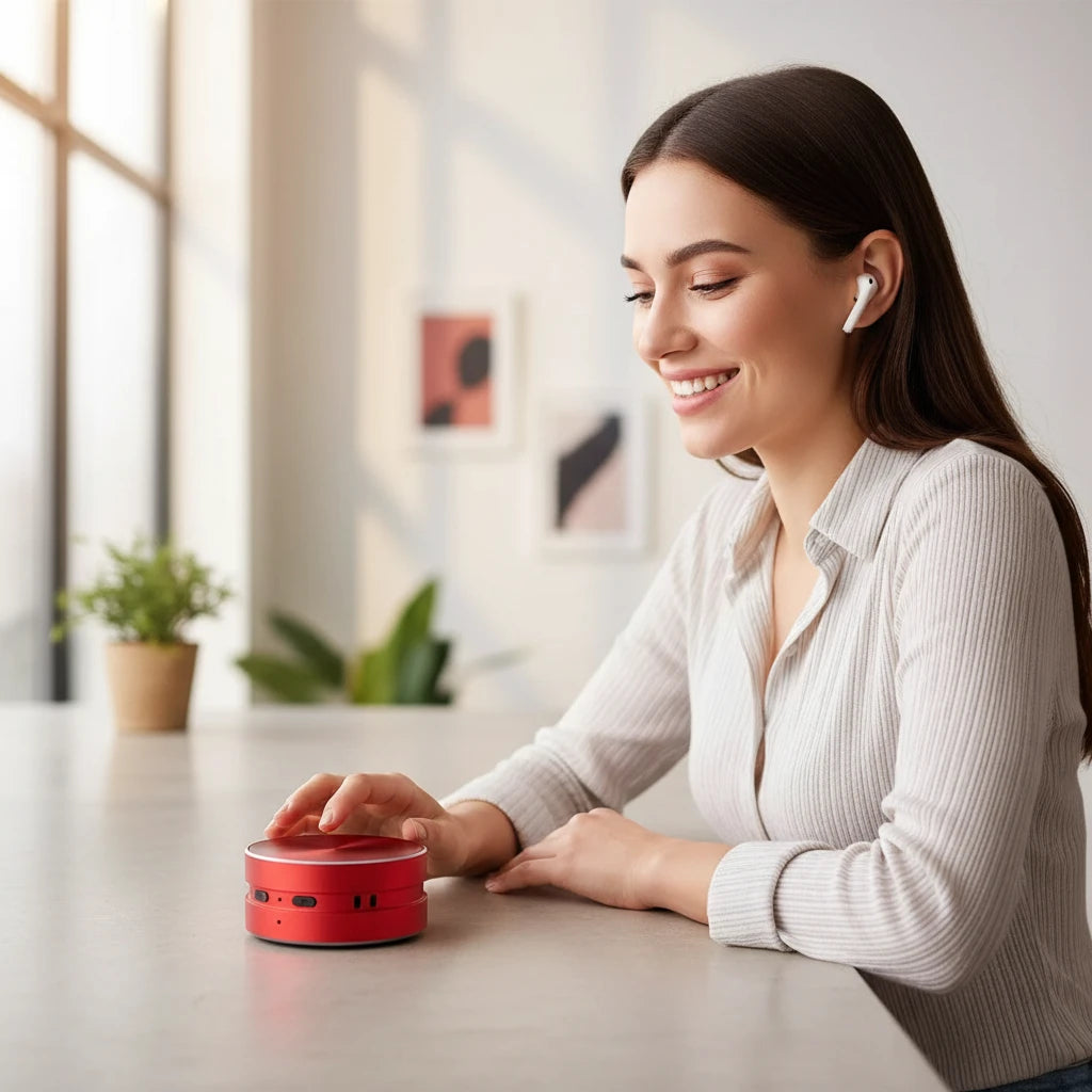 🔊🎶 Smart Vibrationshögtalare – Förstärk Ljudet Var Som Helst 🔊🎶