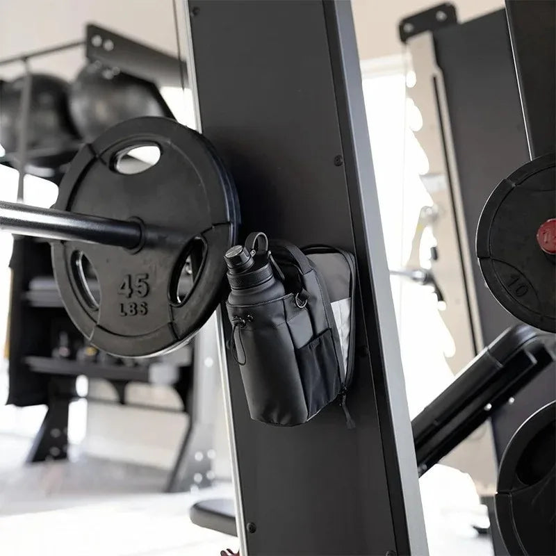 🔥🧲 Magnetisk Gymväska med Mobilficka & Flaskhållare || Håll ordning och träna smartare 💪