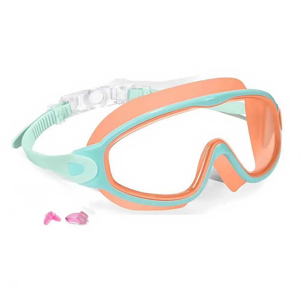 🐠🏊‍♂️ AWSM Kristallklara panorama glasögon för unga simmare 🐠🏊‍♂️