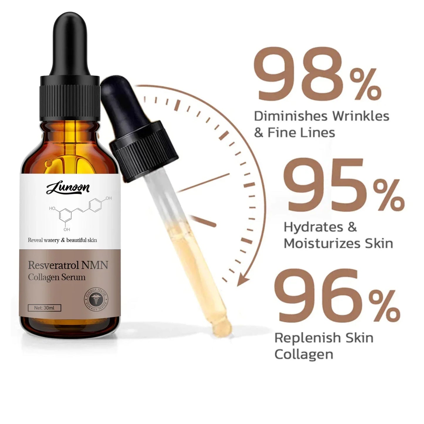 LUNOON HydraGlow Essence 💧 Djup återfuktning • ✨ Ger lyster • 🌿 För torr hud