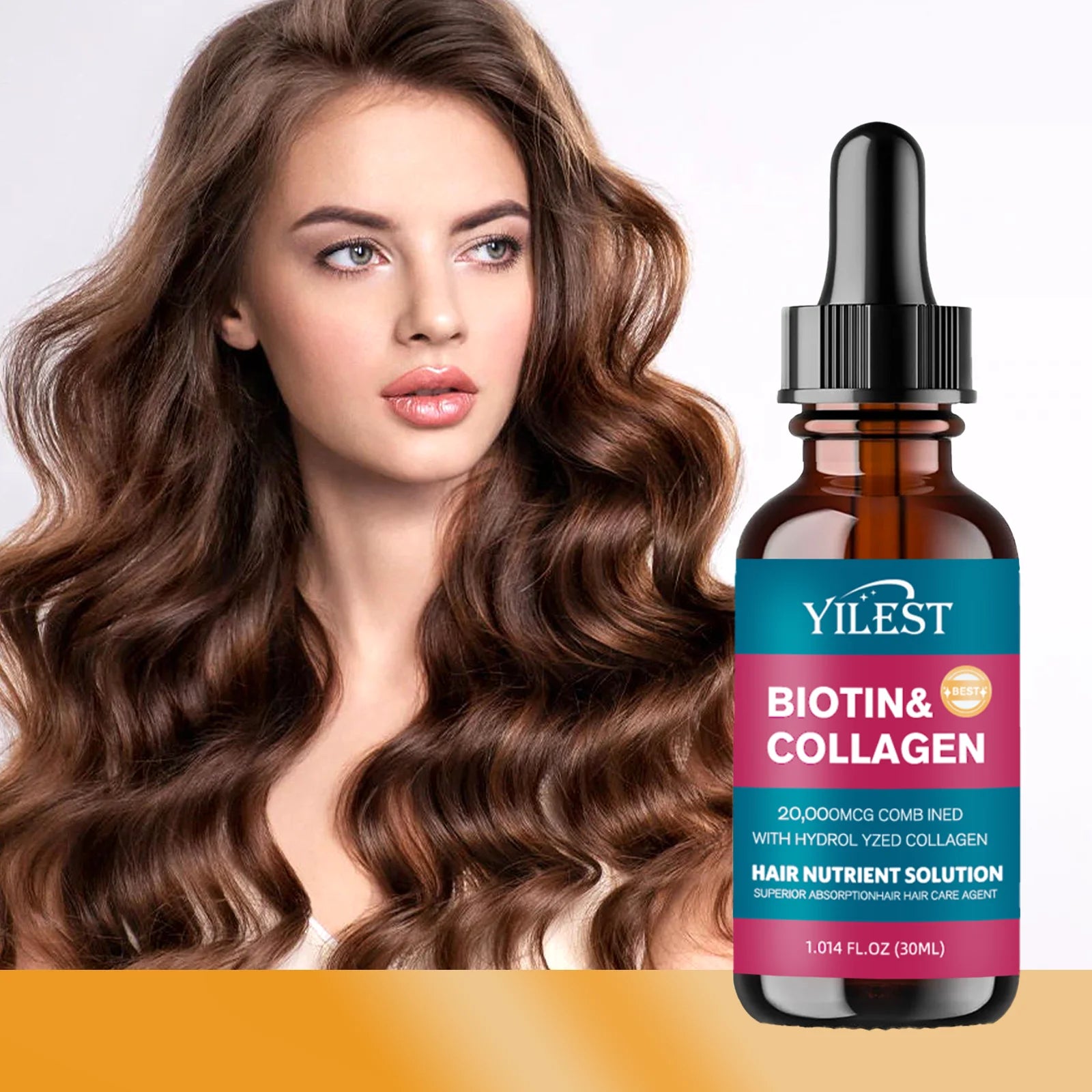 Återuppbyggande Kollagen Serum för Håret