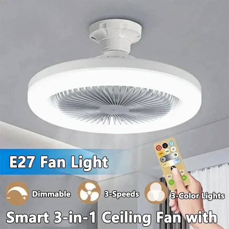 🏡❄️ Håll Hemmet Svalt & Ljust – 2-i-1 Takfläkt med LED & Fjärrkontroll ⚡🏠