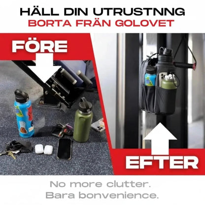 🔥🧲 Magnetisk Gymväska med Mobilficka & Flaskhållare || Håll ordning och träna smartare 💪