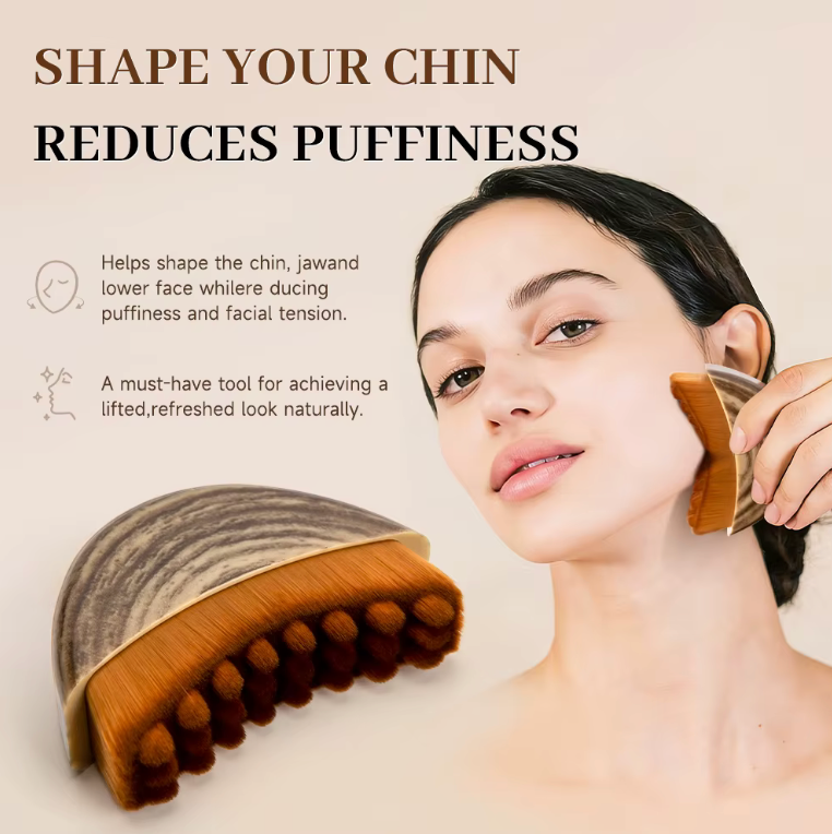 Lymfatisk kontur ansiktsborste