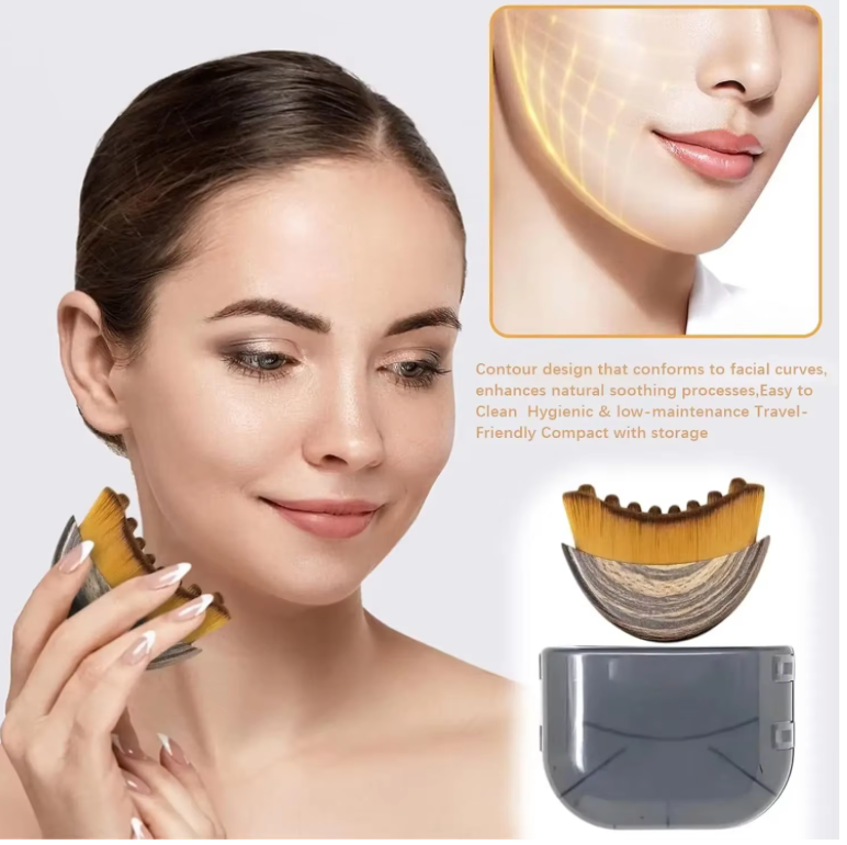 Lymfatisk kontur ansiktsborste