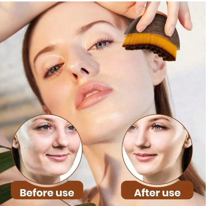 Lymfatisk kontur ansiktsborste