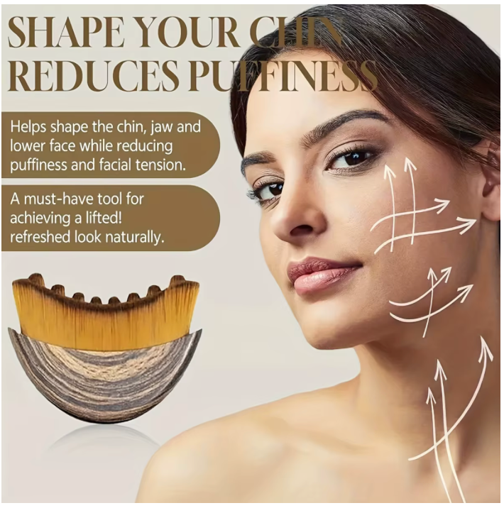 Lymfatisk kontur ansiktsborste