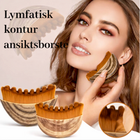 Lymfatisk kontur ansiktsborste