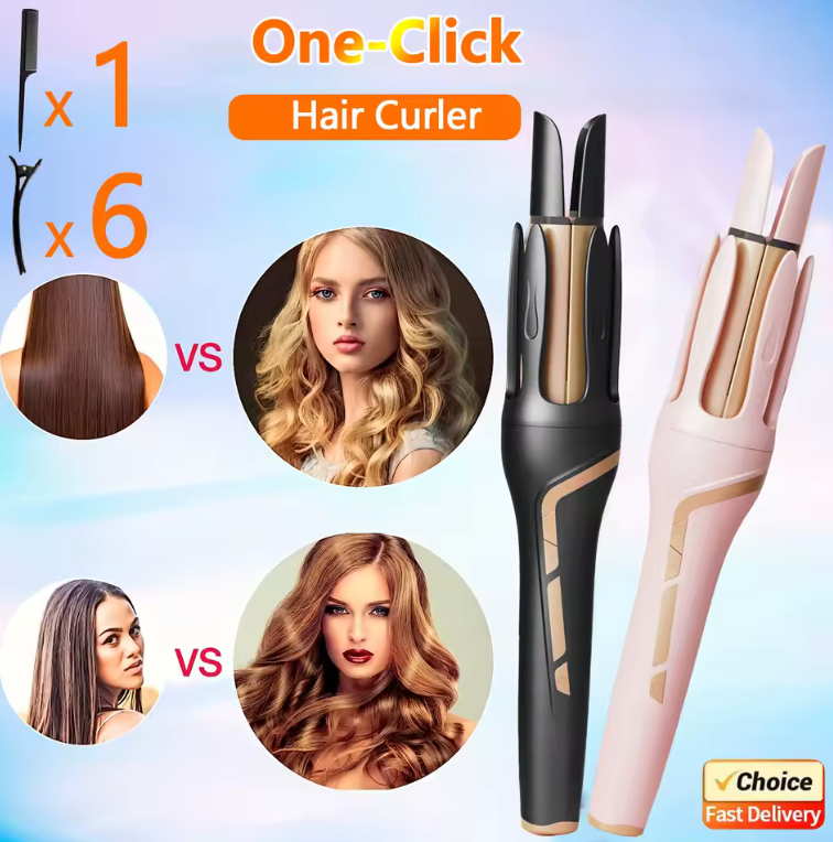 MARéLIA Professionell Automatisk Hårlocktång || Perfekta Lockar på Sekunder