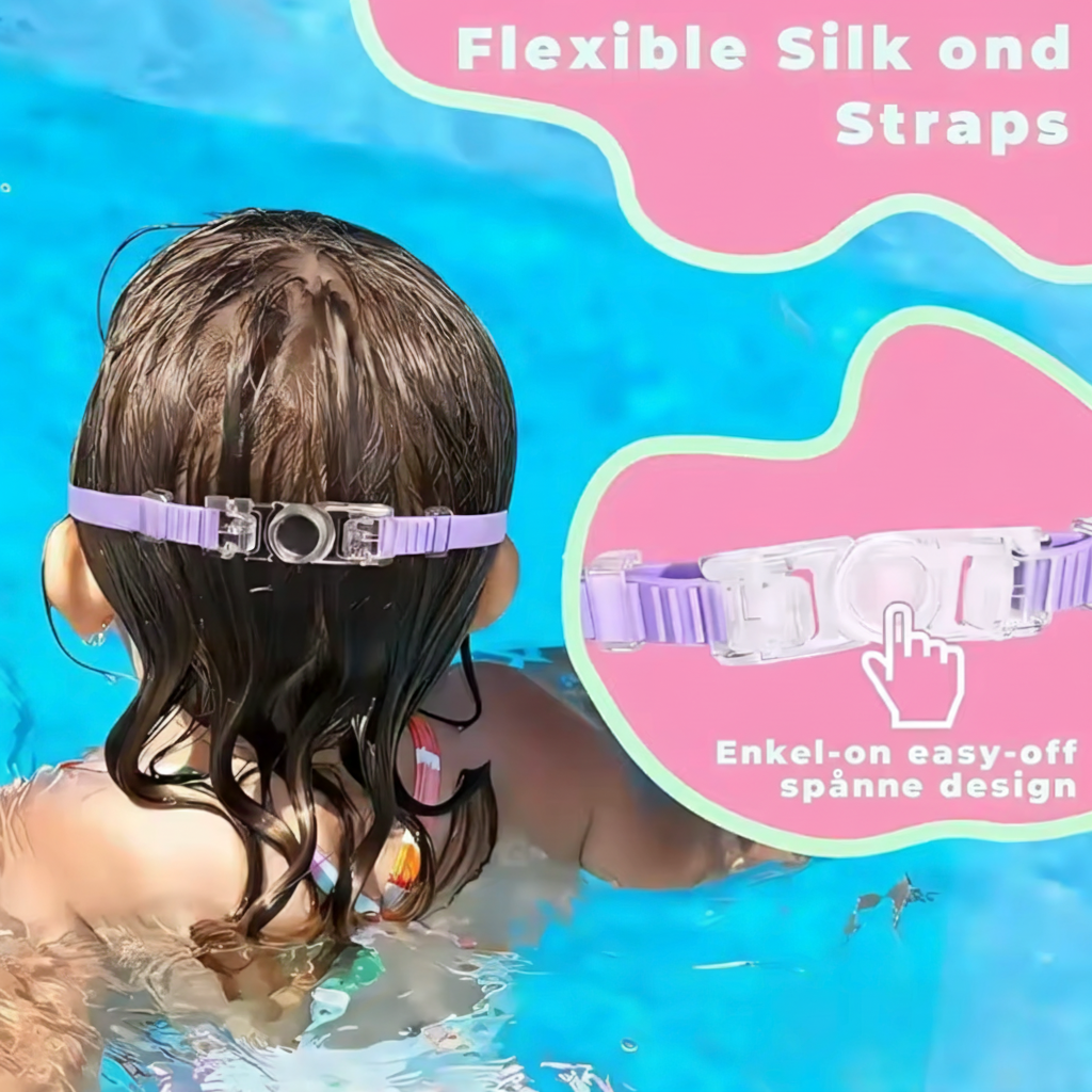 🐠🏊‍♂️ AWSM Kristallklara panorama glasögon för unga simmare 🐠🏊‍♂️