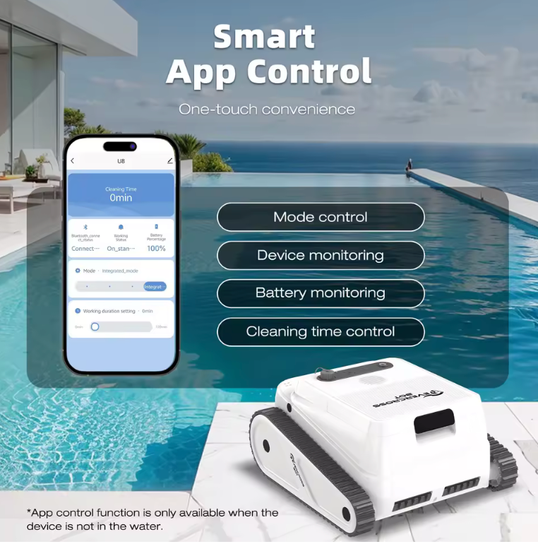 💧Evercross HydroSmart U8 – Intelligent Poolrobot med Självparkering💧