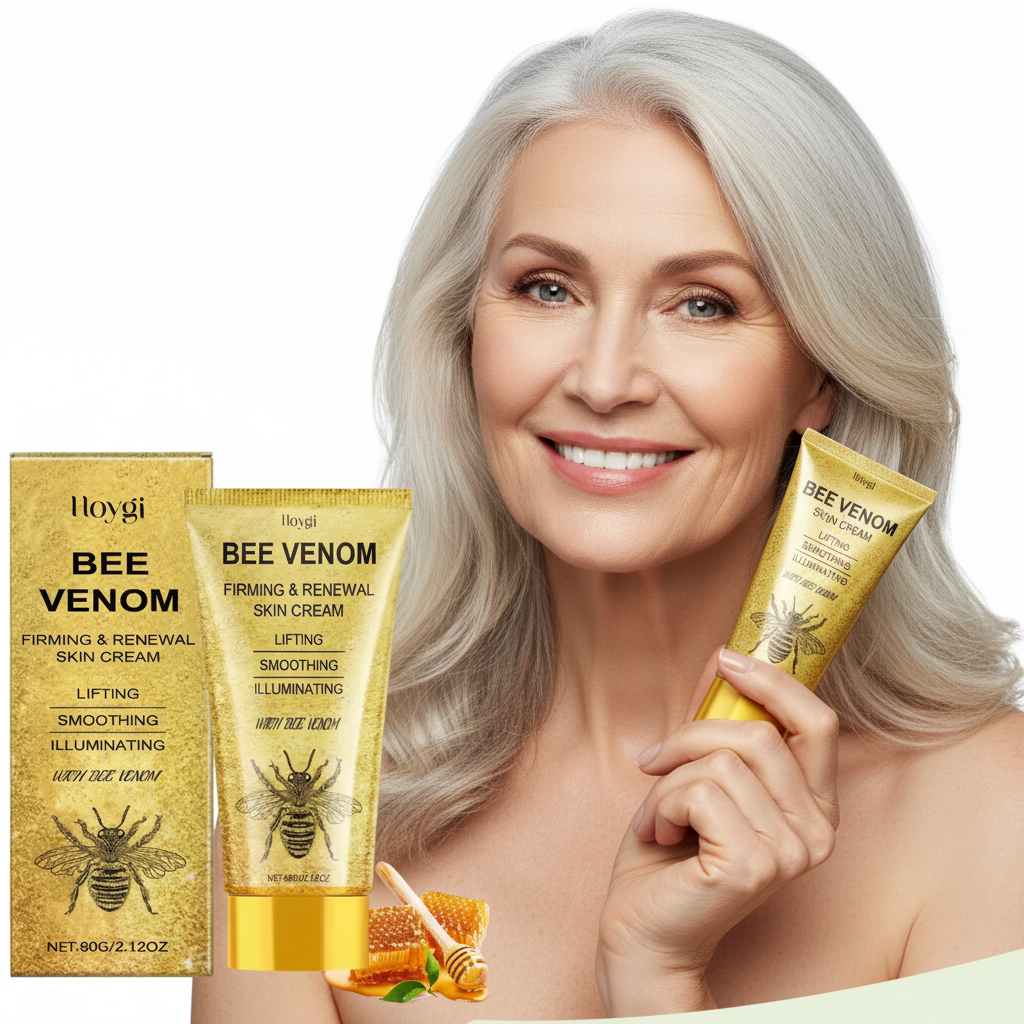 🐝 BEE VENOM 🍯✨ Lyftande & Uppstramande Ansiktskräm 💆‍♀️💎 🐝🌿🍯