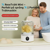 ✈️ ReseTvätt Mini – Perfekt på språng ✈️🌀 || Portabel Tvättmaskin