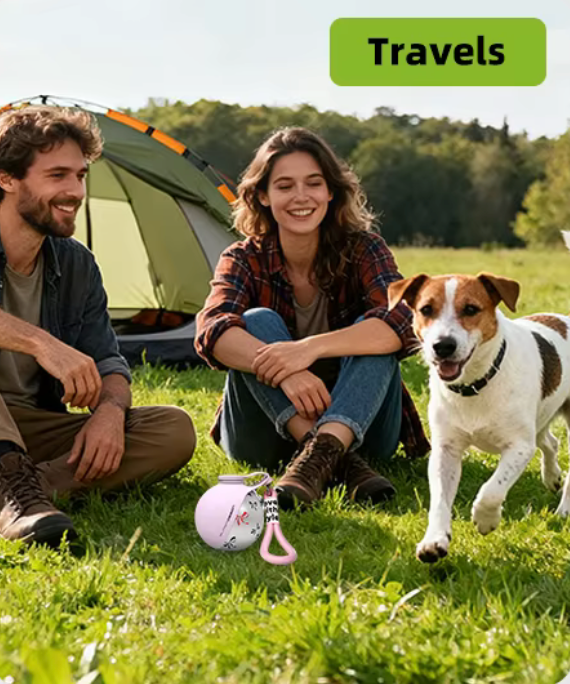 🐶💧 Portabel Hundvattenflaska – Läckagesäker & Perfekt för Promenader 🐾🚶‍♂️