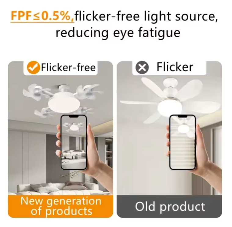 🏡✨ Förvandla Rummet! 2-i-1 E27 Takfläkt & LED-Lampa med Fjärrkontroll 🌟❄️
