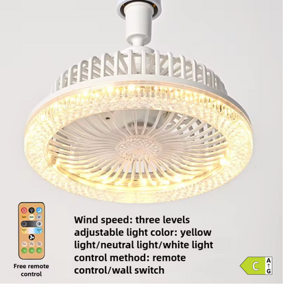 🏡❄️ Håll Hemmet Svalt & Ljust – 2-i-1 Takfläkt med LED & Fjärrkontroll ⚡🏠