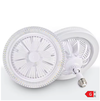 🏡❄️ Håll Hemmet Svalt & Ljust – 2-i-1 Takfläkt med LED & Fjärrkontroll ⚡🏠