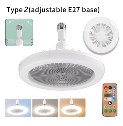 🏡❄️ Håll Hemmet Svalt & Ljust – 2-i-1 Takfläkt med LED & Fjärrkontroll ⚡🏠
