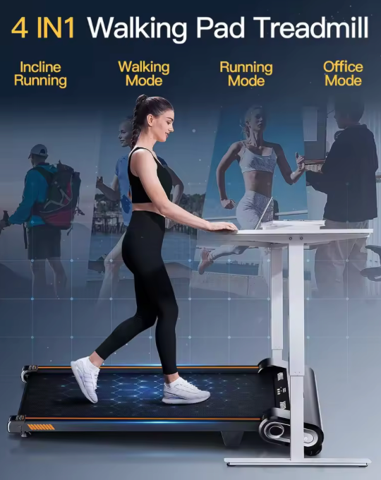 💻 🏠 WalkingPad Pro™- Jobbar Du Hemifrån? Förvandla Stillasittande Tid Till Rörelse ❤️🏃