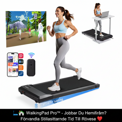 💻 🏠 WalkingPad Pro™- Jobbar Du Hemifrån? Förvandla Stillasittande Tid Till Rörelse ❤️🏃