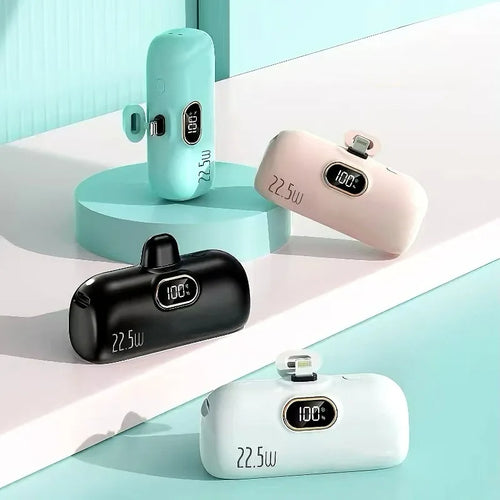 Wireless Capsule Power Bank Pocket Compact Portable Power Bank