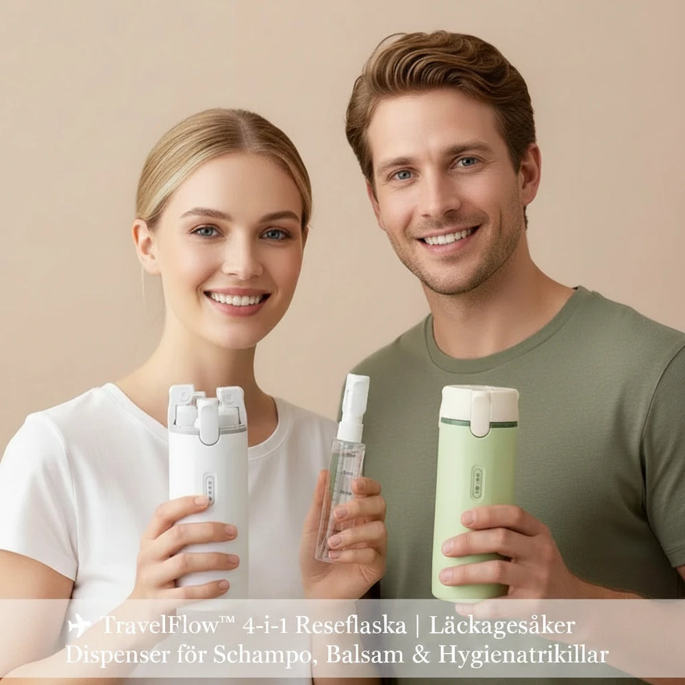 Leak Proof 4 In 1 Travel Dispenser Portable Refillable Travel Container Lightweight Storage Bottle For Shampoo Conditioner